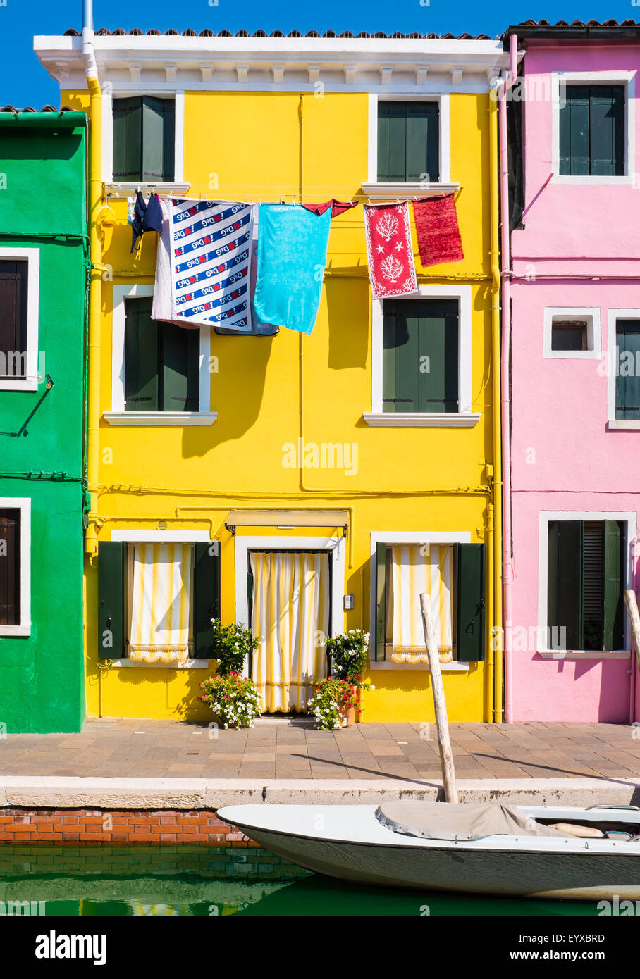 Colorful houses Stock Photo