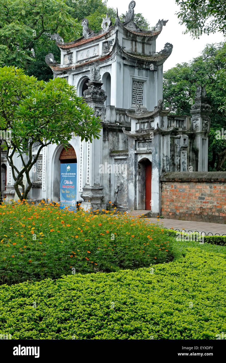 Great Gate, Temple of Literature, Hanoi,