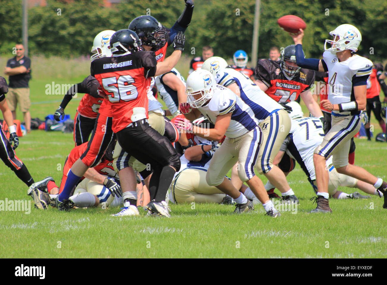 Oxford Saints American Football team Vs Lincolnshire Bombers American