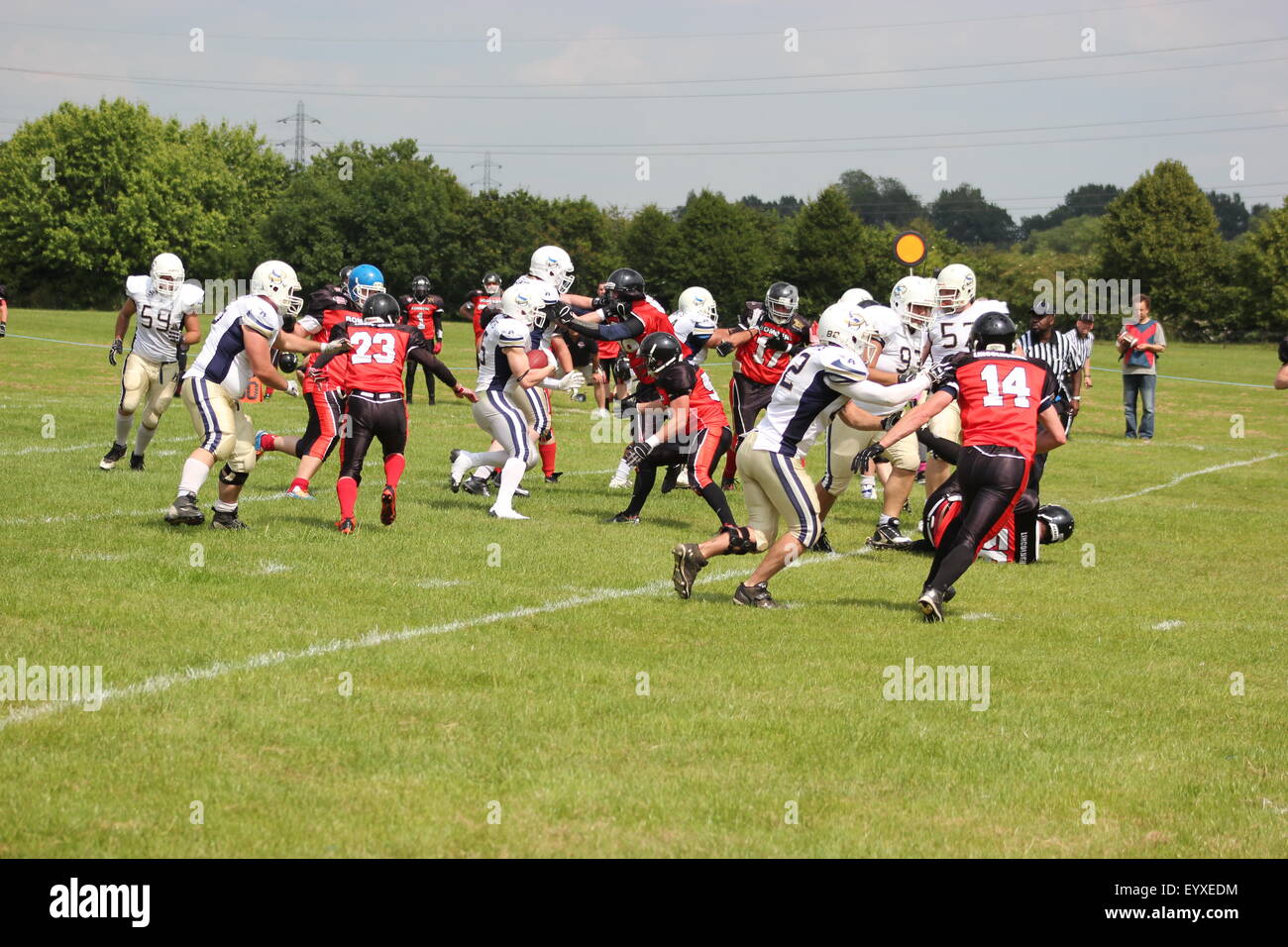 Oxford Saints American Football team Vs Lincolnshire Bombers American