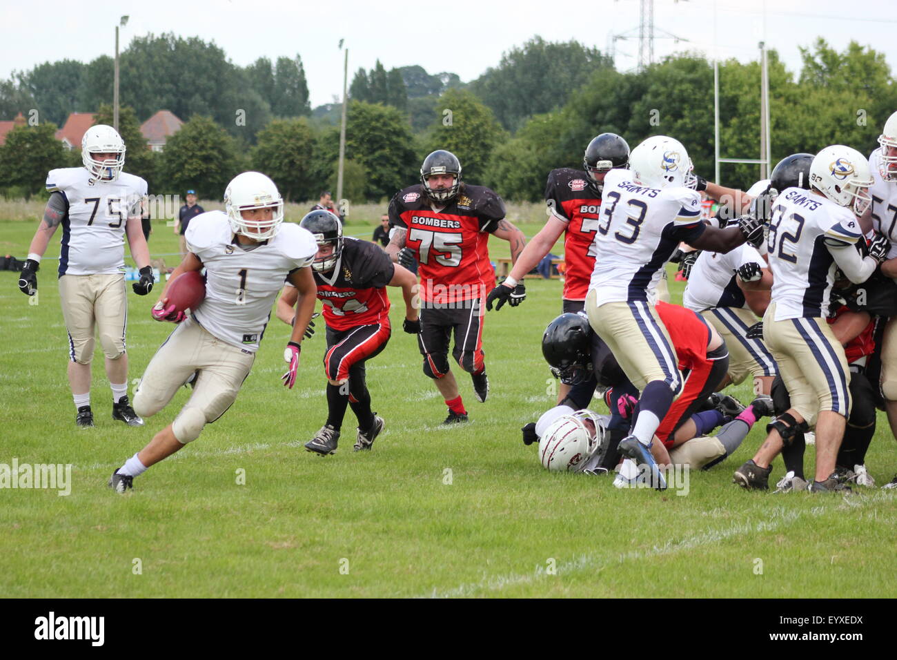 Oxford Saints American Football team Vs Lincolnshire Bombers American