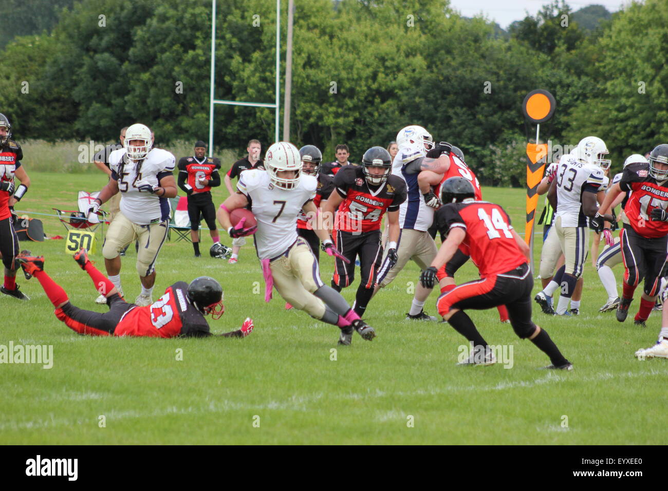 Oxford Saints American Football team Vs Lincolnshire Bombers American