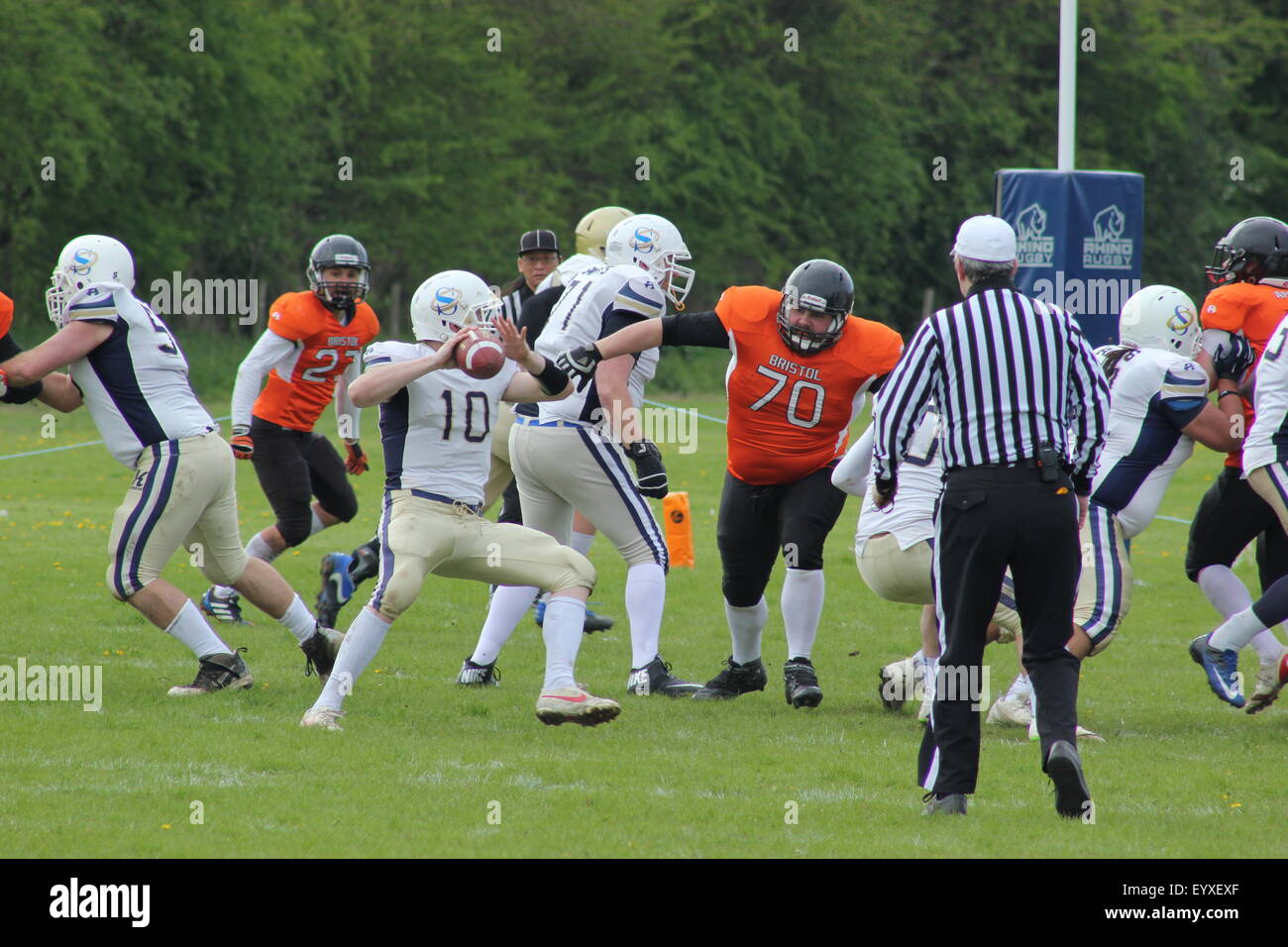 Oxford Saints American Football team Vs Bristol Apache American