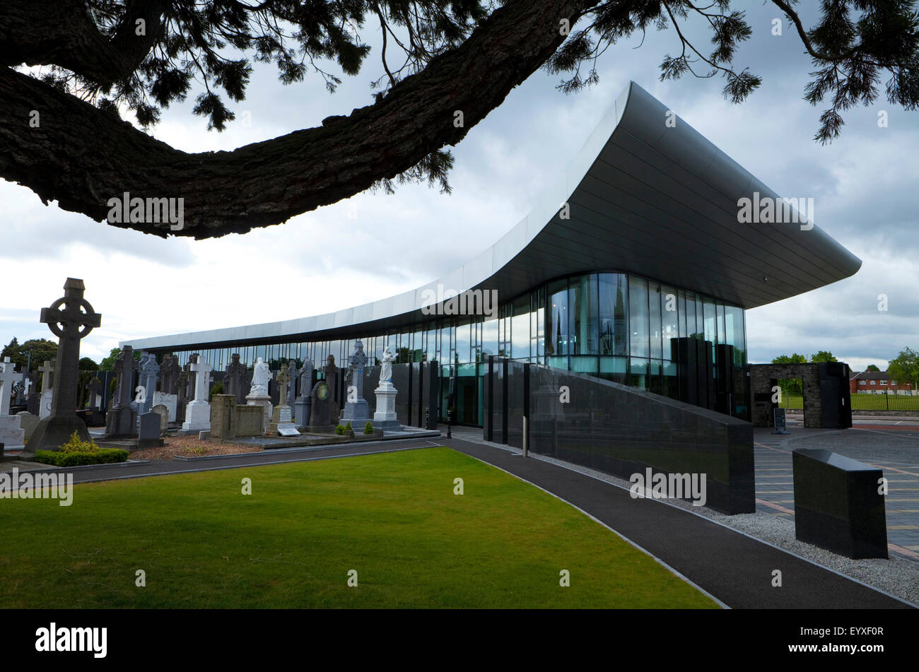 The new Museum and Visitors Centre at Glasnevin Cemetry, Dublin City, Ireland Stock Photo