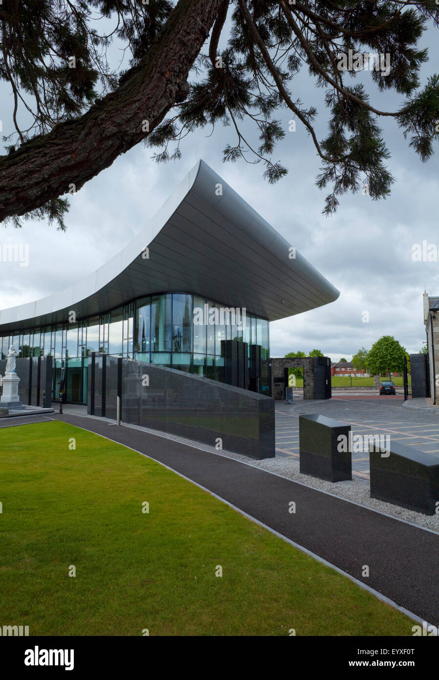 The new Museum and Visitors Centre at Glasnevin Cemetry, Dublin City, Ireland Stock Photo