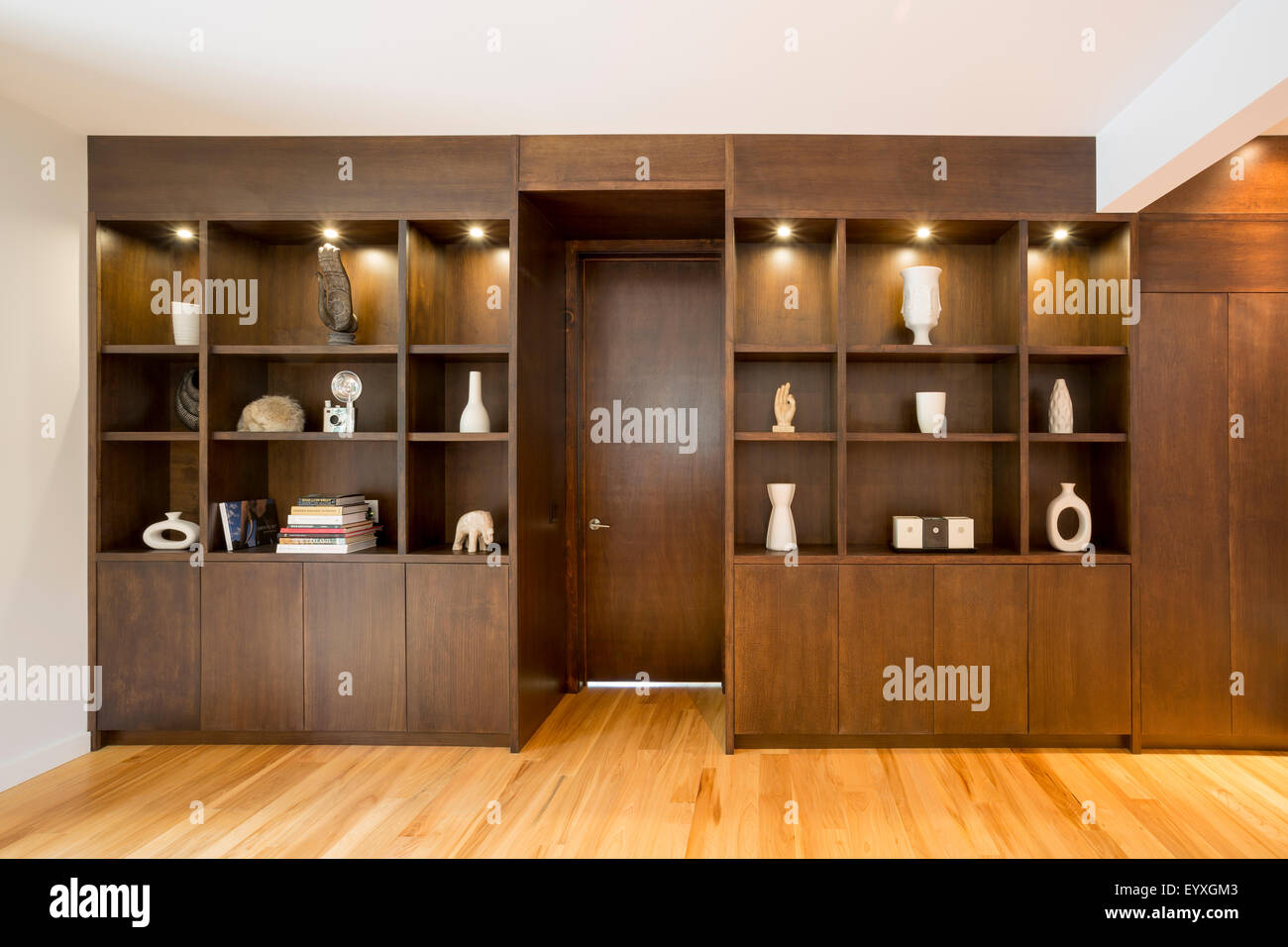 Wall Cabinet In Living Room Stock Photo Alamy
