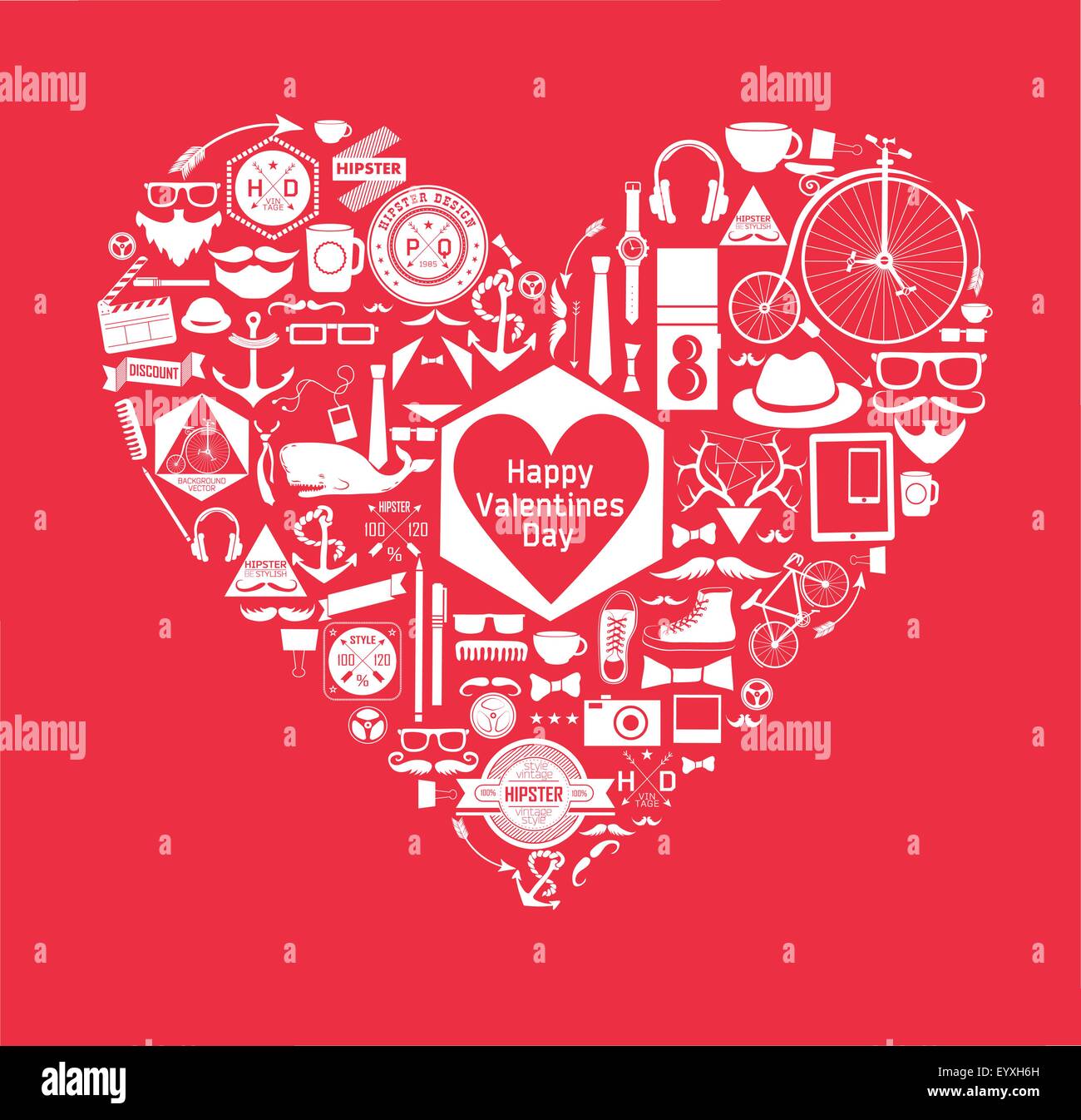 Romantic date valentines day Stock Vector Images - Alamy