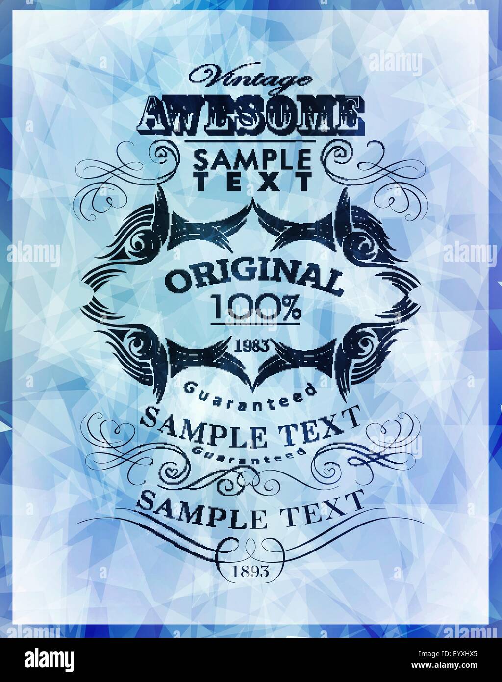 Vintage ornament calligraphic design elements Stock Vector Image & Art ...