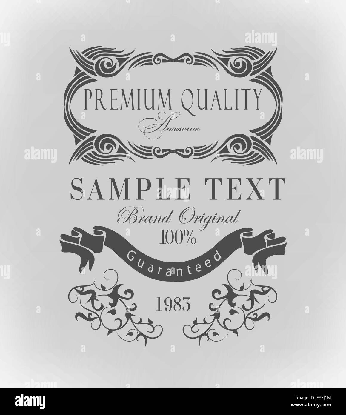 calligraphic design elements Stock Vector Image & Art - Alamy