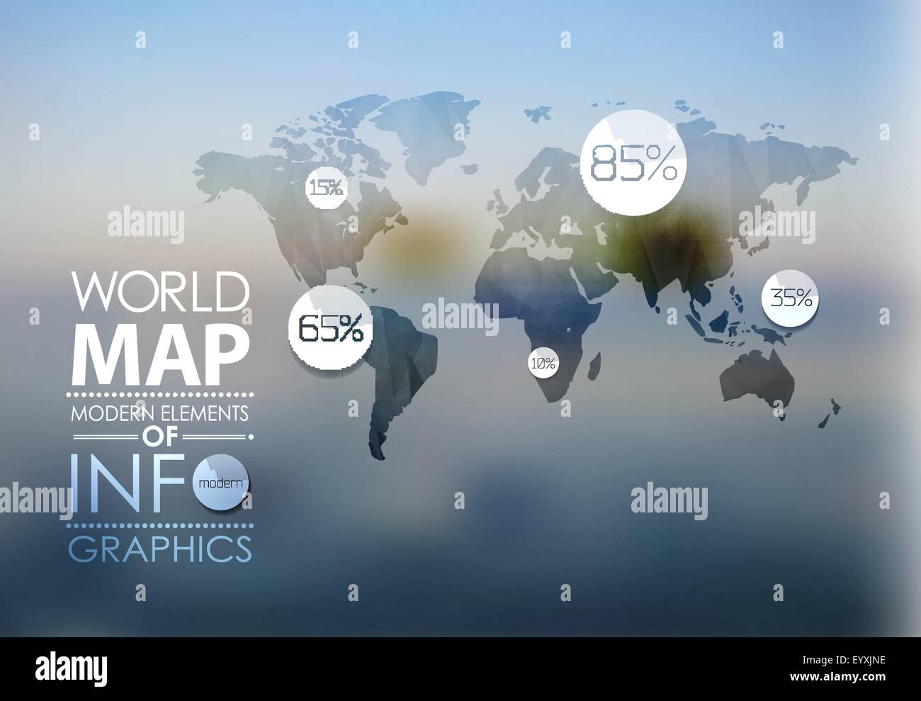 World Map and Information Graphics Stock Vector Image & Art - Alamy