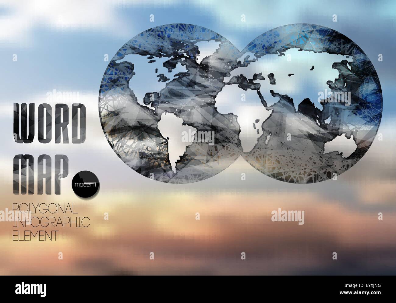 World Map and Information Graphics Stock Vector Image & Art - Alamy