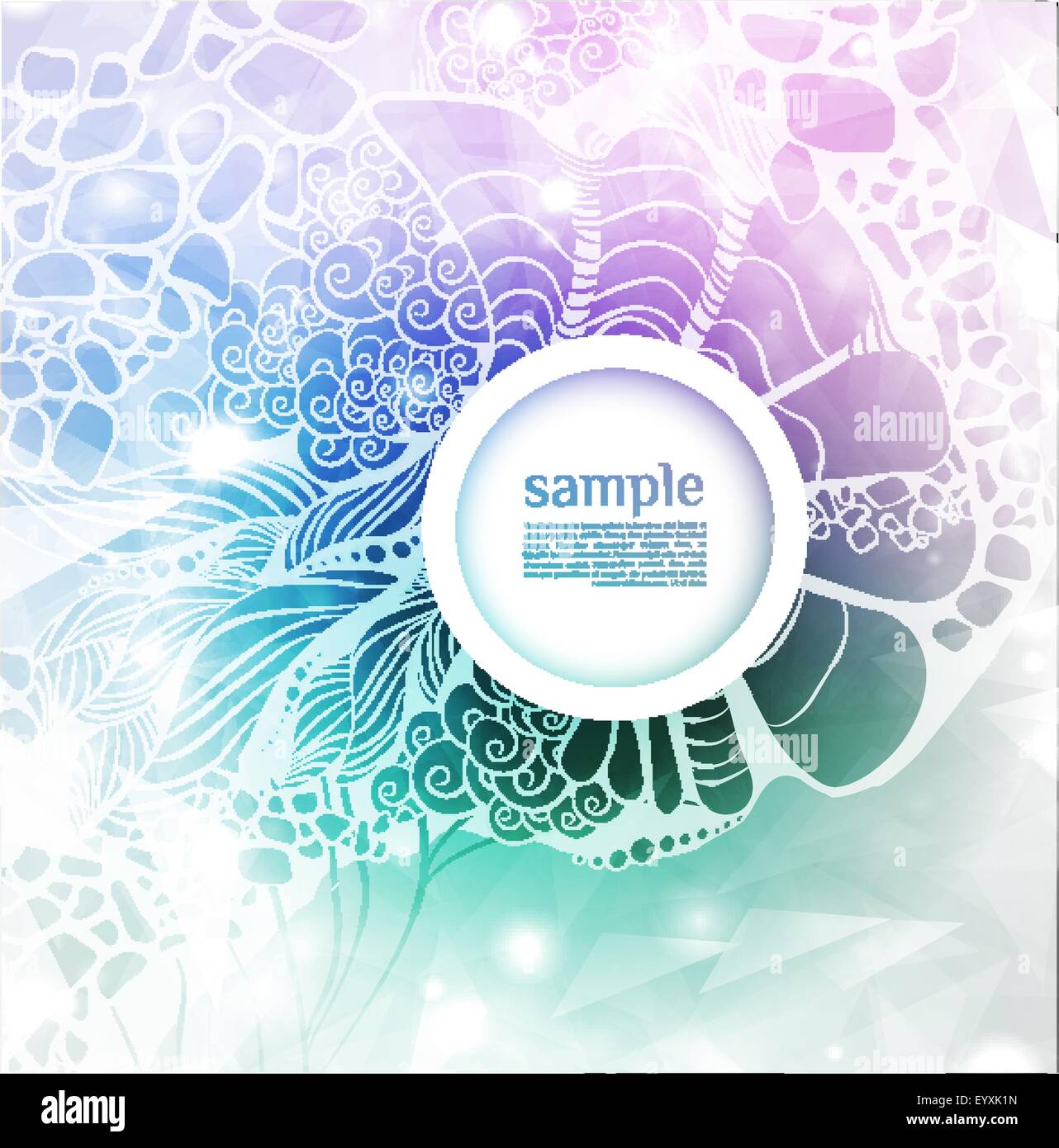 Abstract light blue background. Vector illustration Stock Vector Image ...
