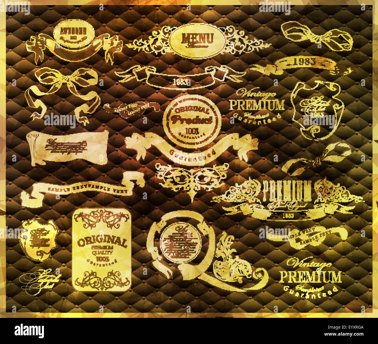 calligraphic design elements Stock Vector Image & Art - Alamy