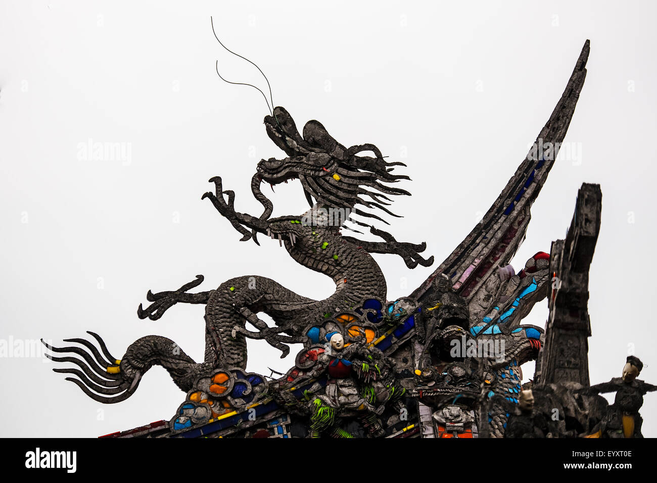 Black dragon temple hi-res stock photography and images - Alamy