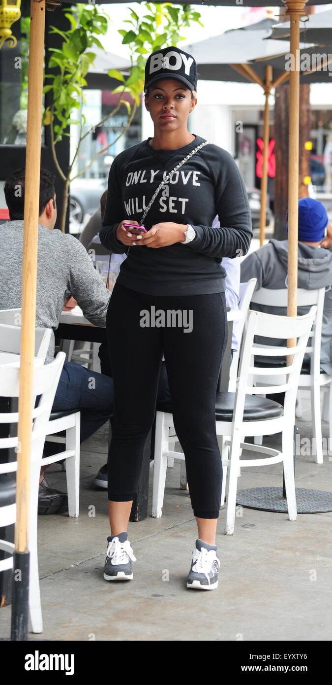 Basketball Wives LA star Malaysia Pargo has lunch in Hollywood Featuring Malaysia Pargo Where