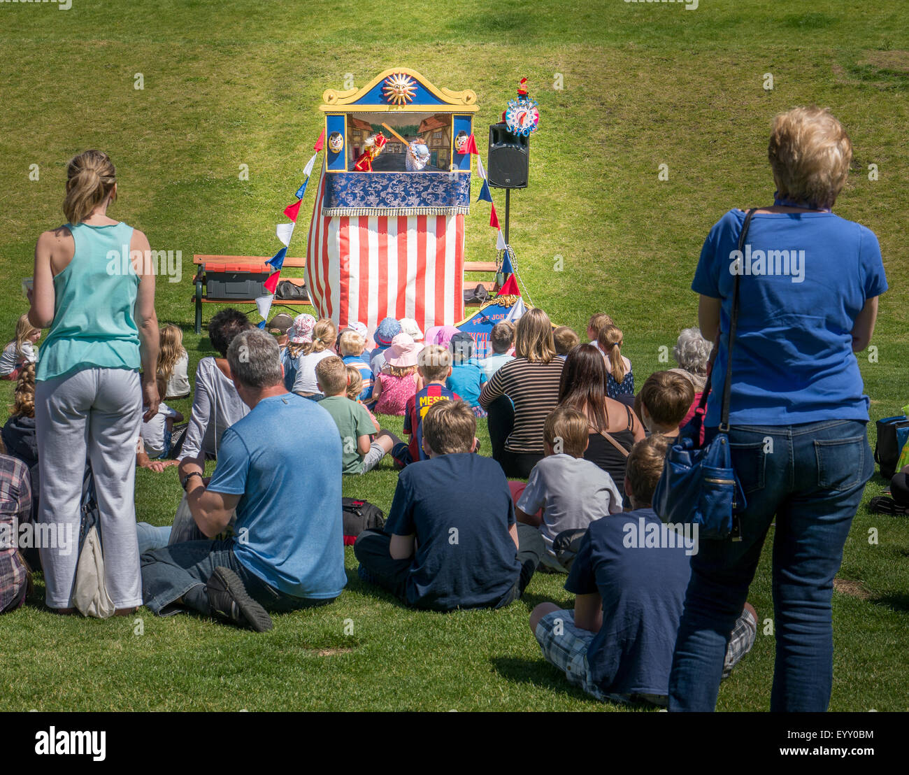 Punch and Judy show Stock Photo