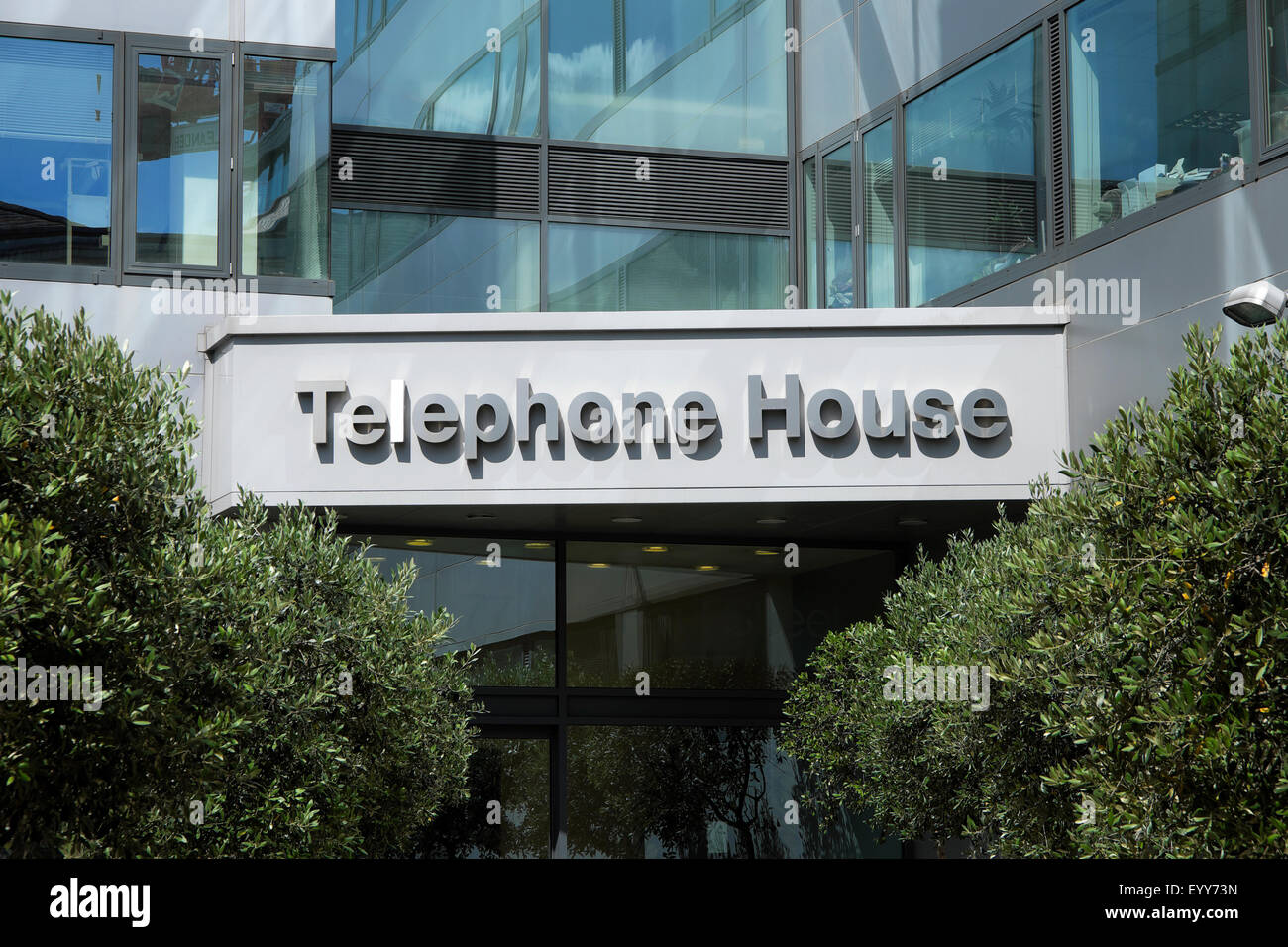 New lowrise corporate building "Telephone House" in East London