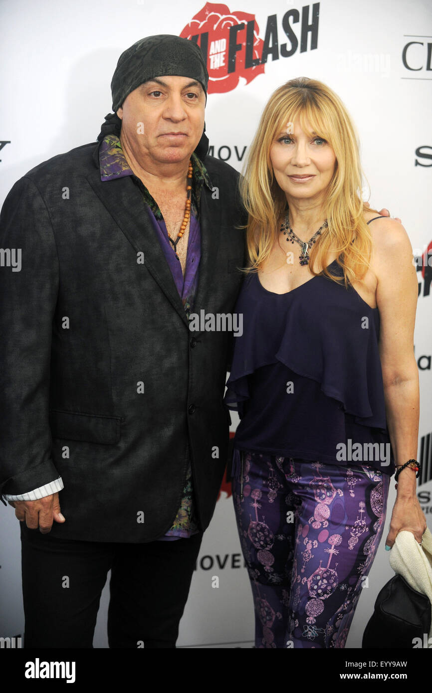 Steven Van Zandt and Maureen Van Zandt attending the 'Ricki And The Flash' New York premiere at AMC Lincoln Square Theater on August 3, 2015 in New York City/picture alliance Stock Photo