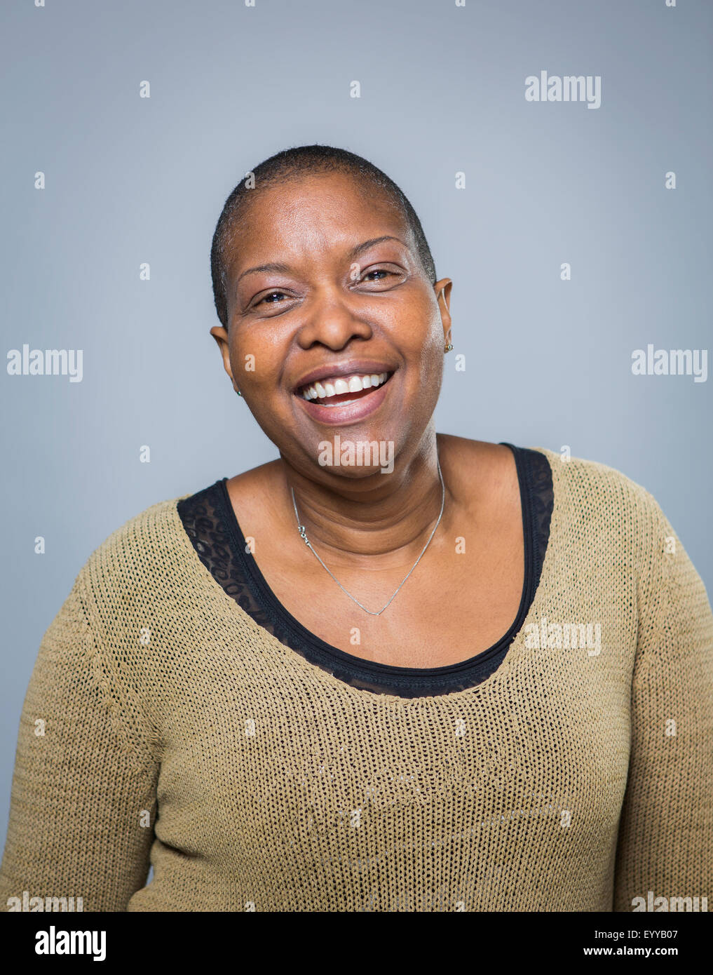 Close up of smiling older woman Stock Photo