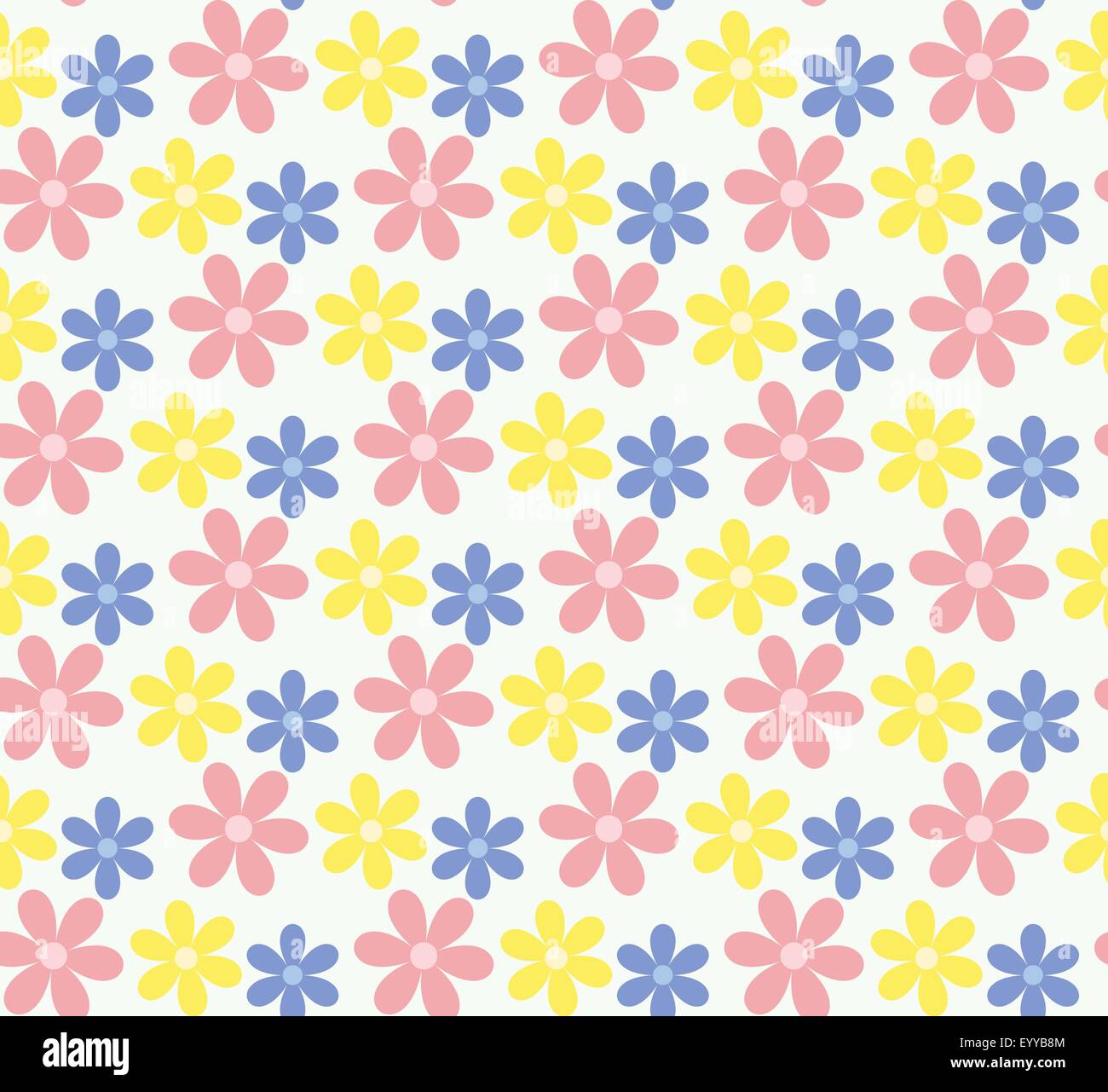 Seamless flower pattern vector background Stock Vector Image & Art - Alamy