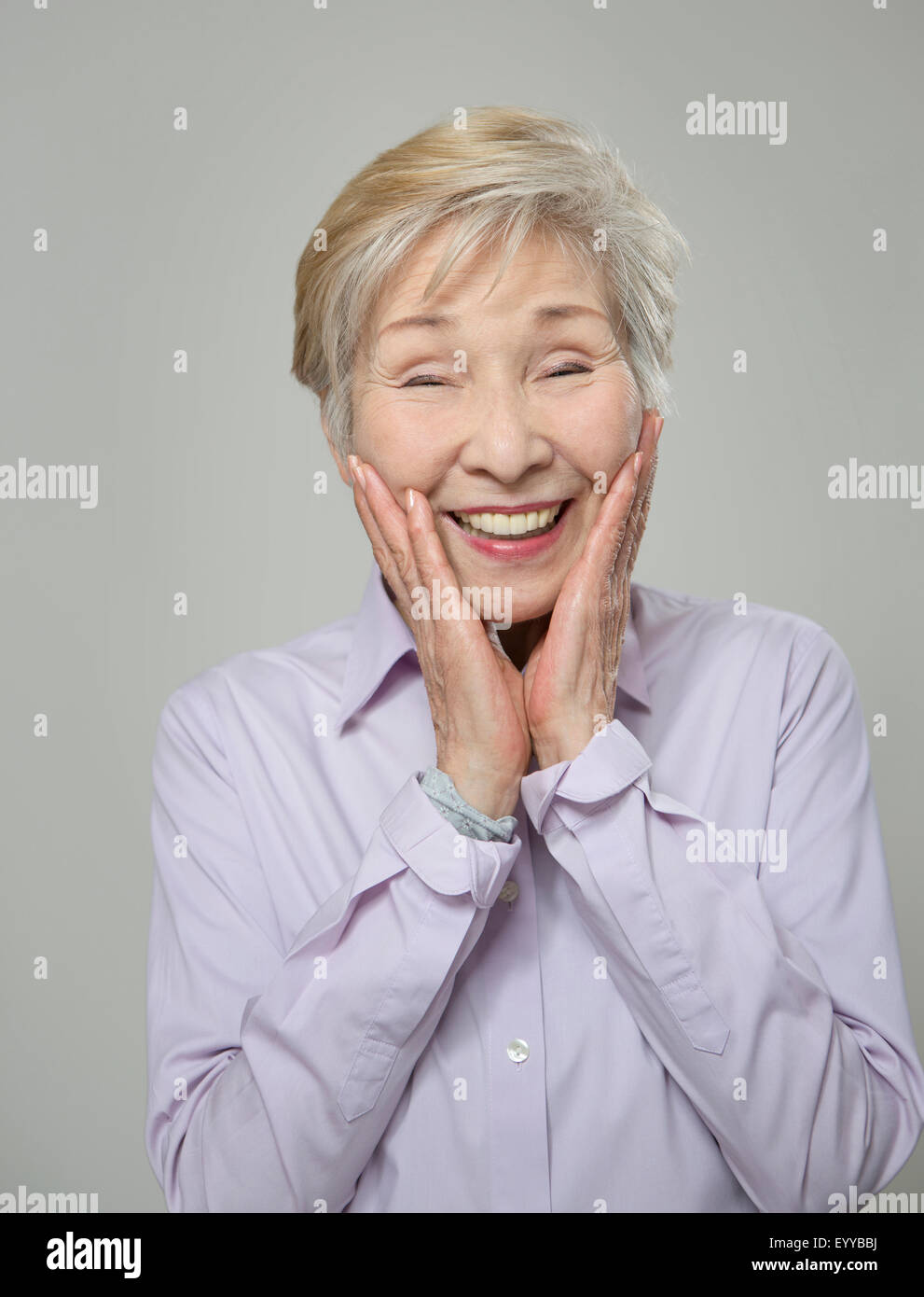 Older woman fun hi-res stock photography and images - Alamy