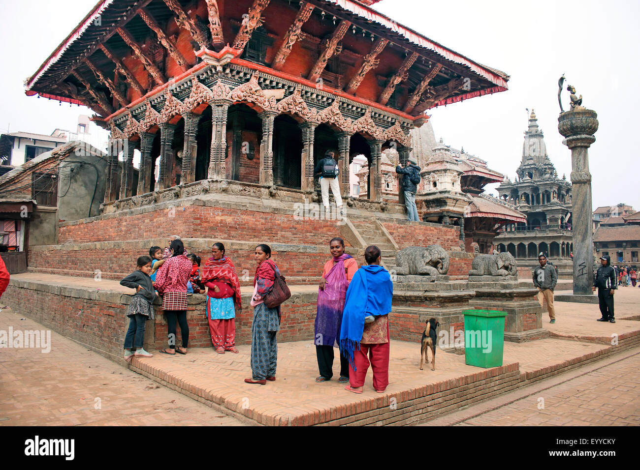 Patan Durbar Square, Nepal, Kathmandu, Patan Stock Photo
