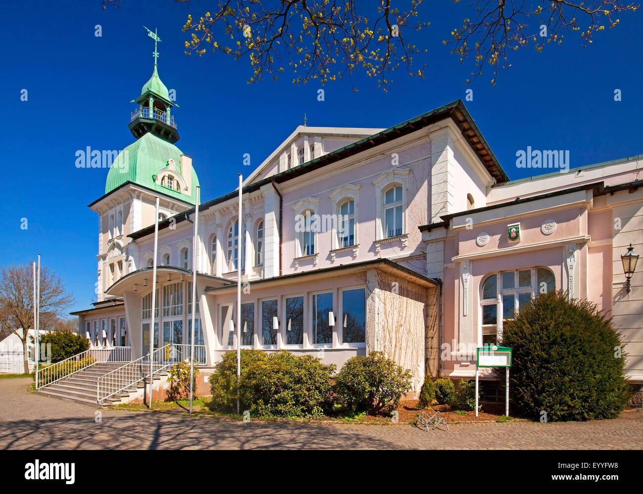 shooting club hall 'Neue Schuetzenhalle', Germany, North Rhine-Westphalia, Sauerland, Luedenscheid Stock Photo