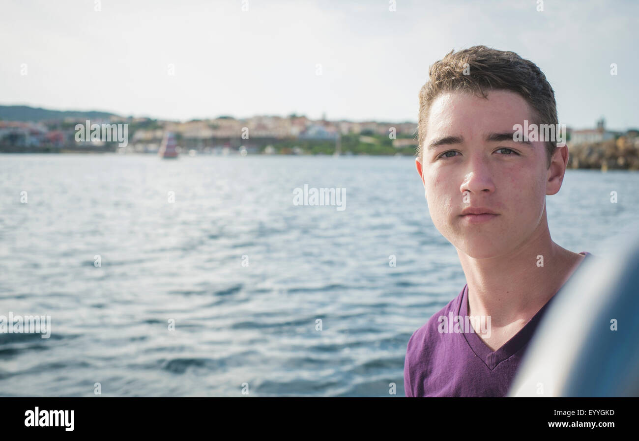 Boy boat hi-res stock photography and images - Alamy