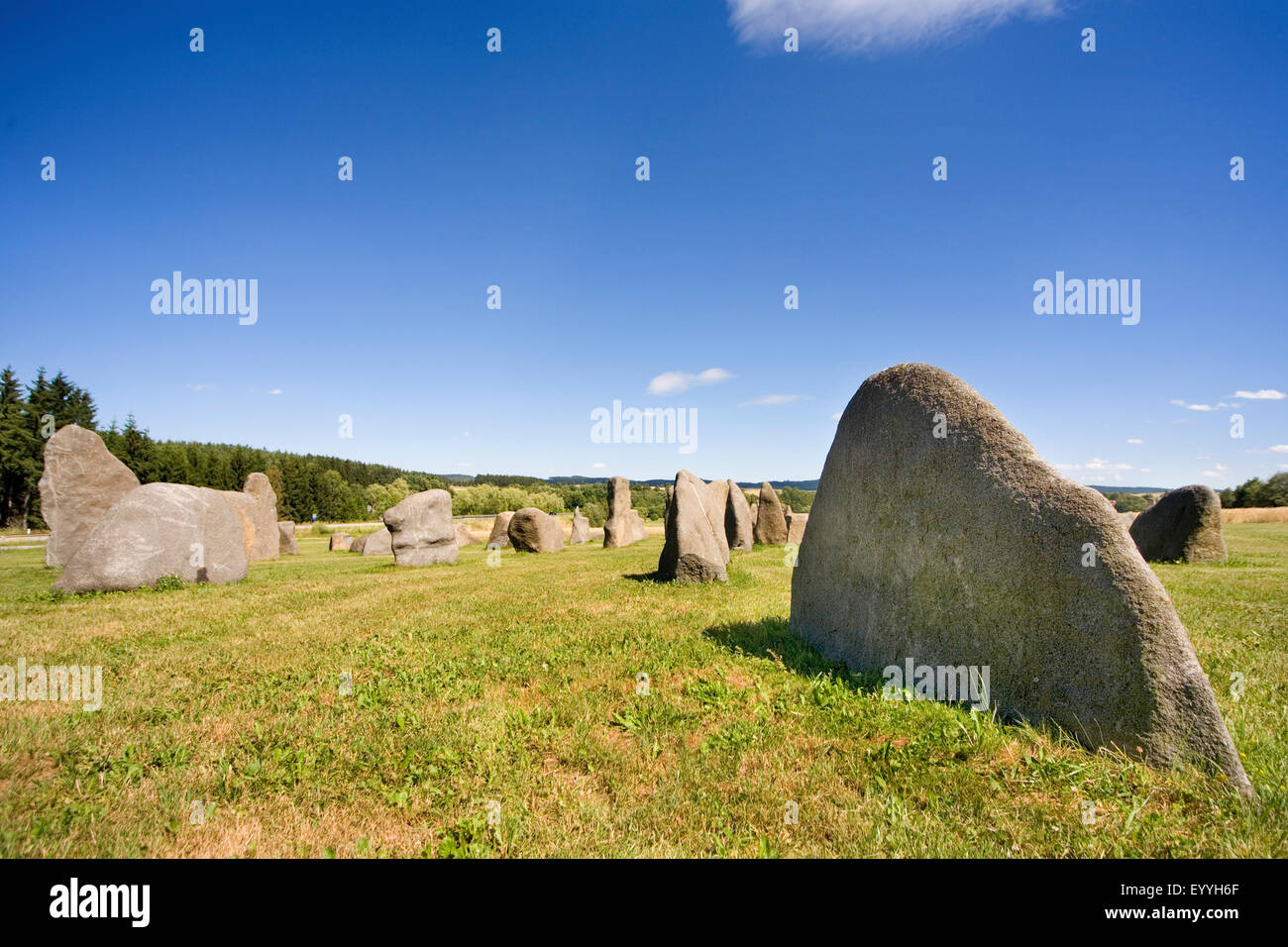 Granite blocks named Grosse Basilika, Austria, Lower Austria, Waldviertel, Waidhofen an der Thaya Stock Photo