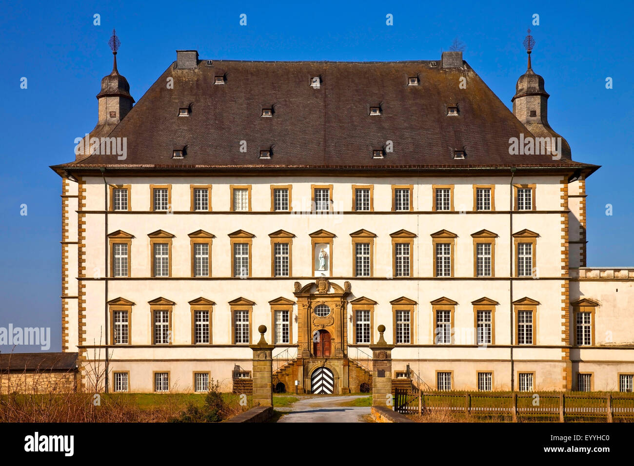 Castle of the Teutonic Order, Muelheim, Germany, North Rhine-Westphalia, Warstein Stock Photo