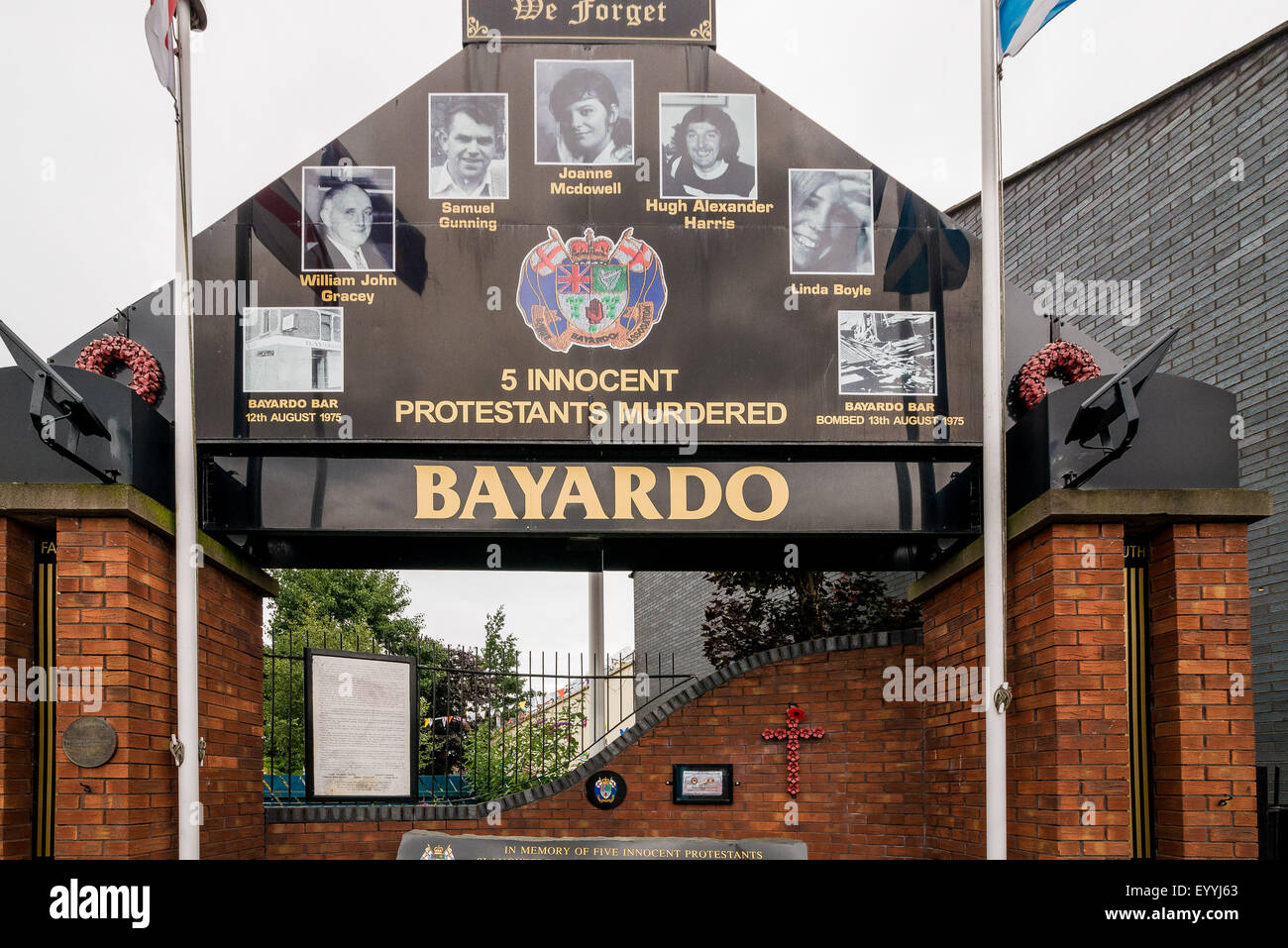 Shanklill Road in West Belfast Stock Photo Alamy