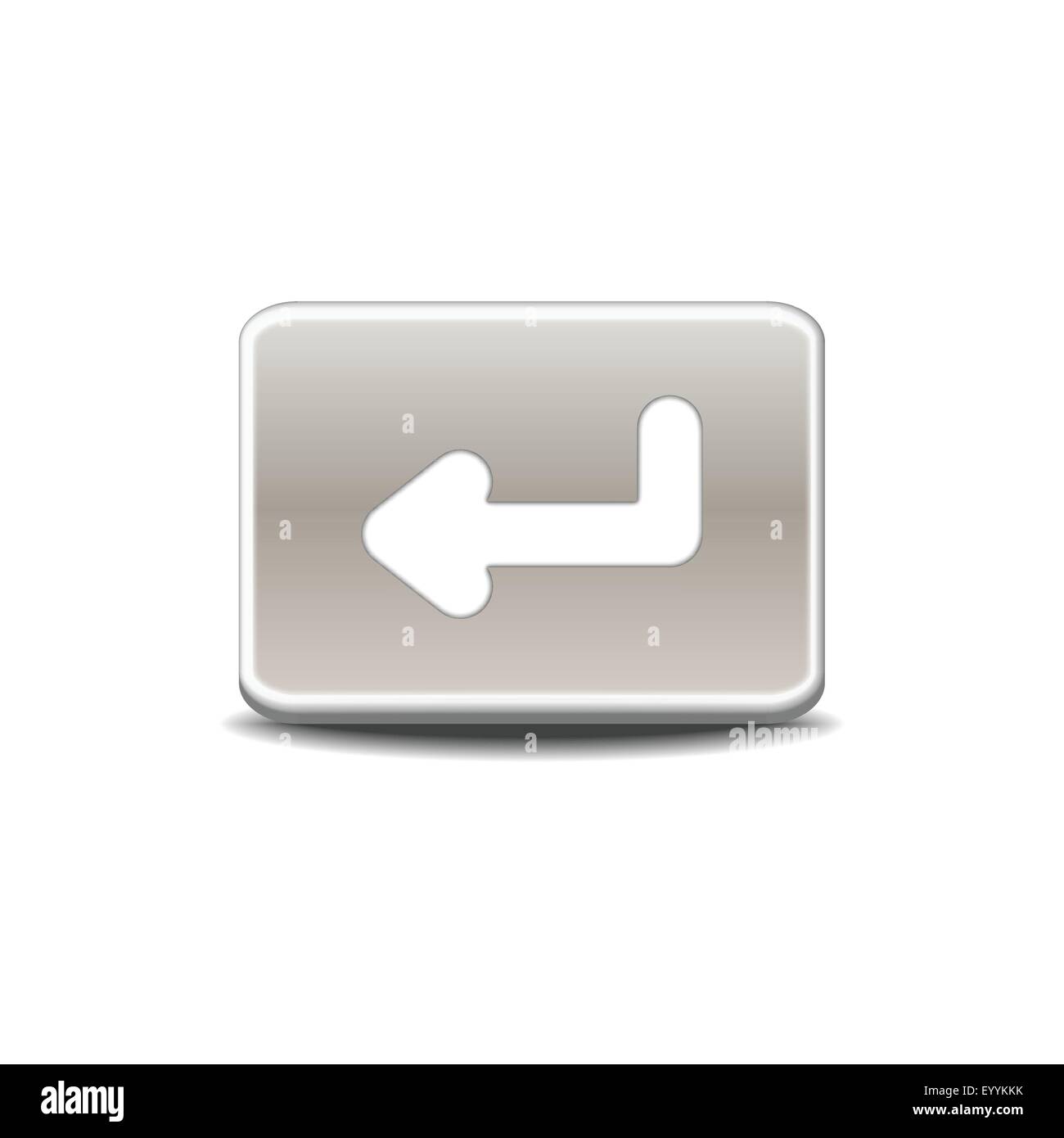 Vector enter button Stock Vector Image & Art - Alamy