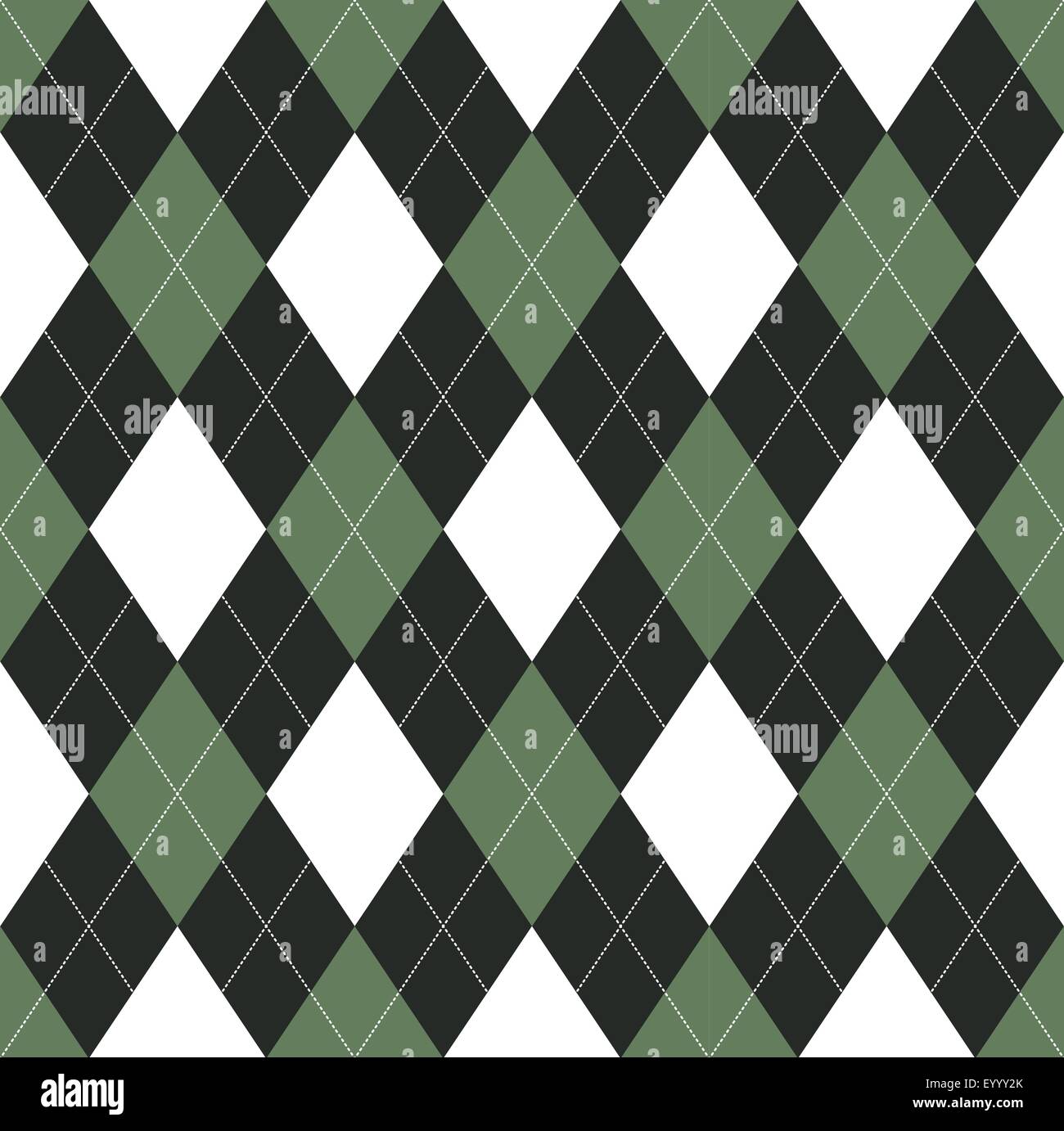 Seamless argyle pattern. Diamond shapes background. Stock Vector