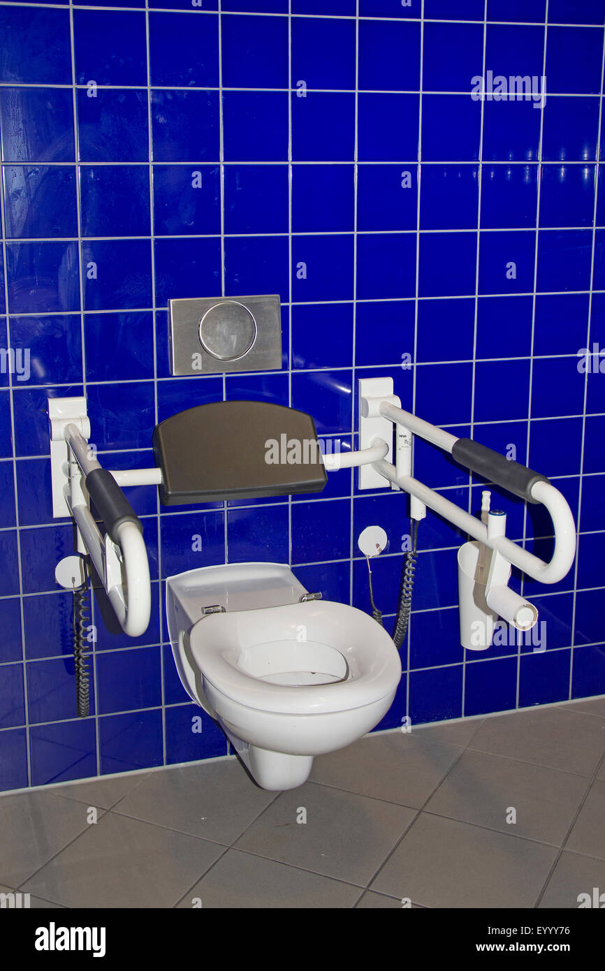 WC for disabled persons, Germany Stock Photo - Alamy