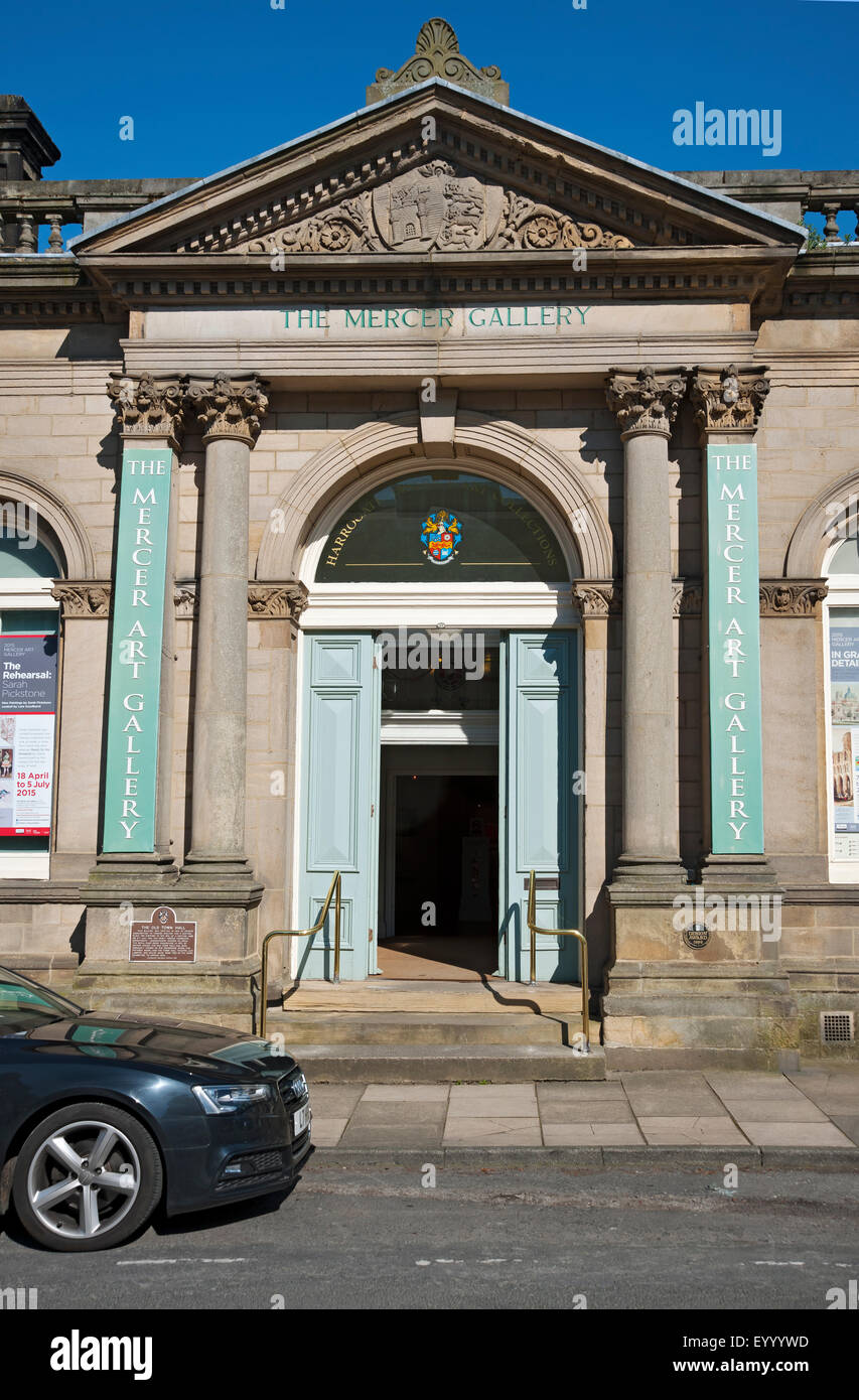 Entrance to The Mercer Art Gallery Harrogate North Yorkshire England UK