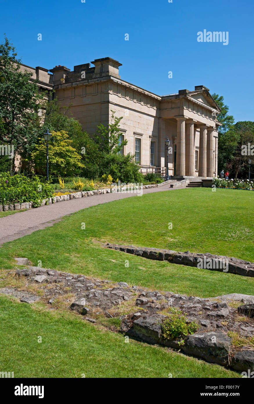 The Yorkshire Museum and Museum Gardens in summer York North Yorkshire
