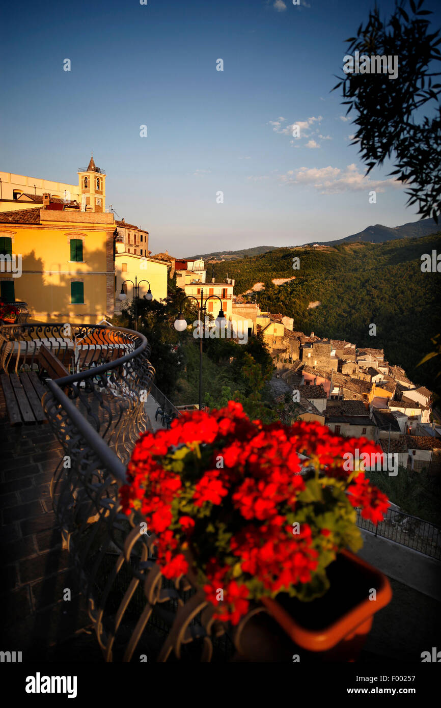 Farindola, Italy. Stock Photo
