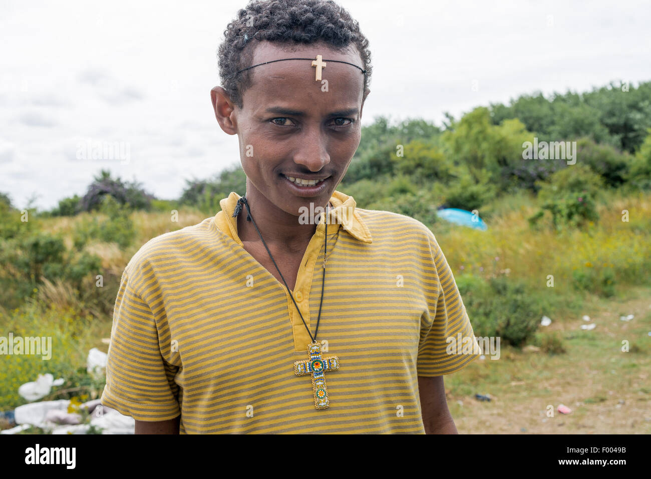 Calais migrants camp getting bigger every day Stock Photo Alamy