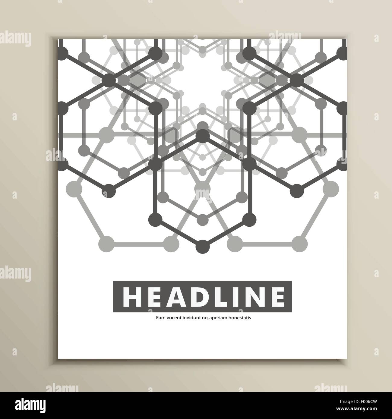 Set for design in molecules abstract style Stock Vector Image & Art - Alamy