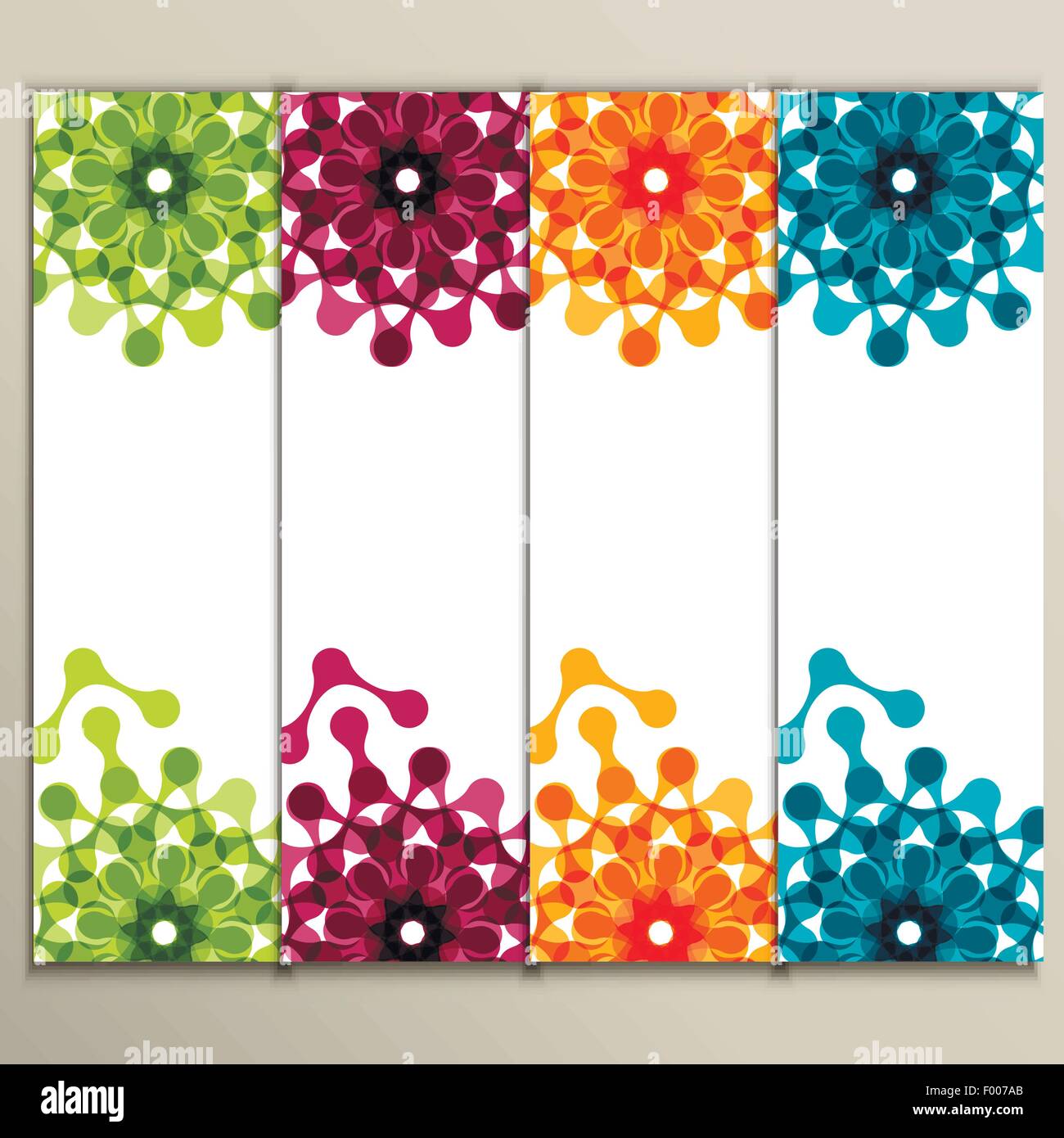 Vector abstract color pattern on banner background Stock Vector Image ...