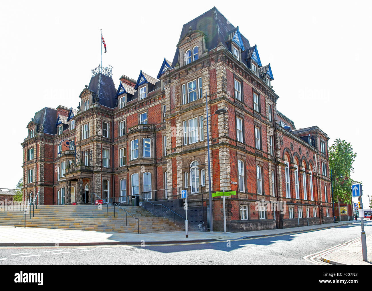 Hanley Town Hall Stoke on Trent Staffordshire England UK Stock Photo