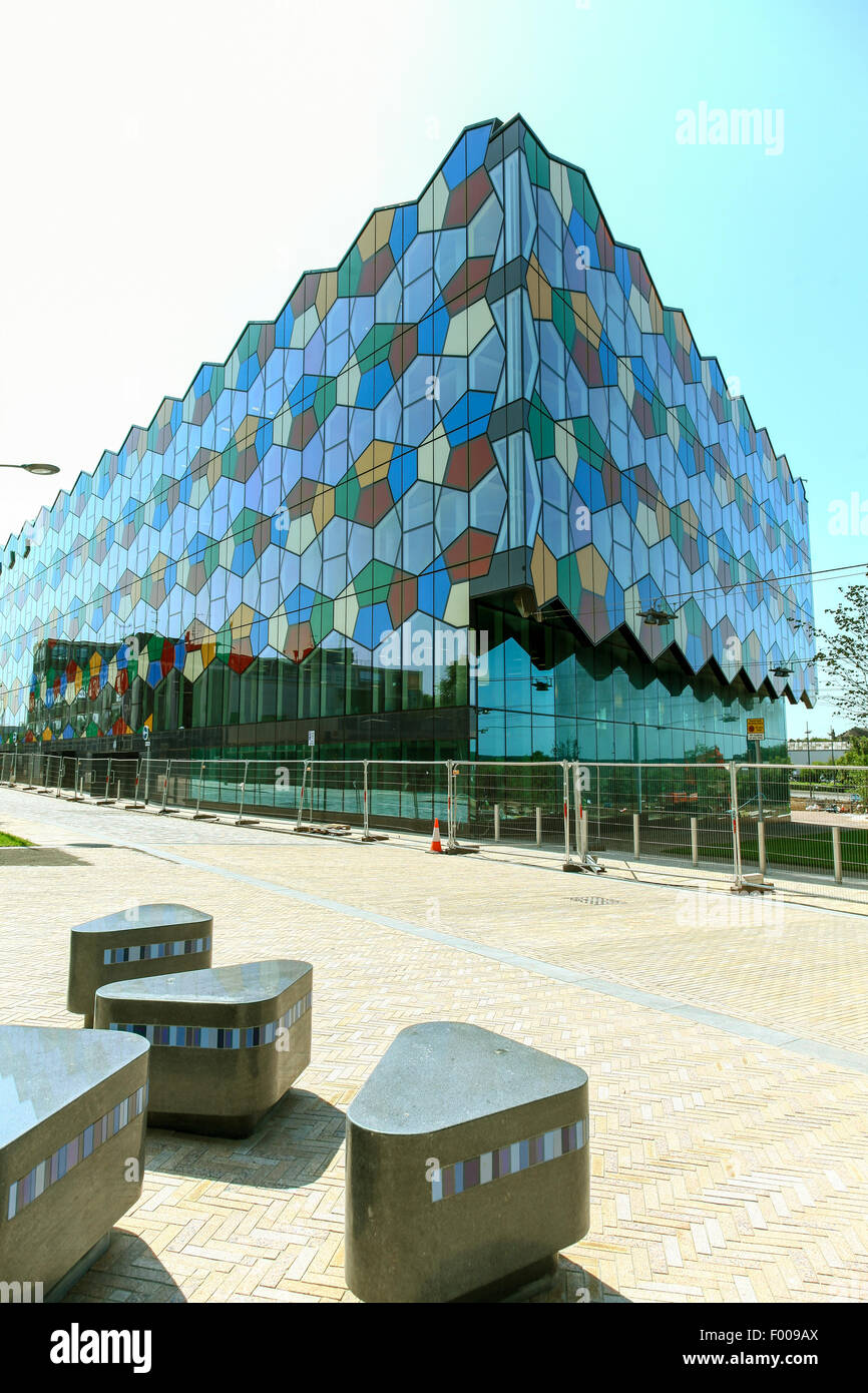 One Smithfield, new civic office building, designed by RHWL Architects up for the Carbuncle Cup, Hanley Stoke on Trent Staffordshire Staffs England UK Stock Photo