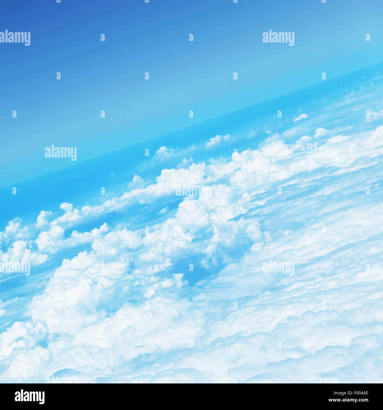 Aerial view blue sky background hi-res stock photography and images - Alamy