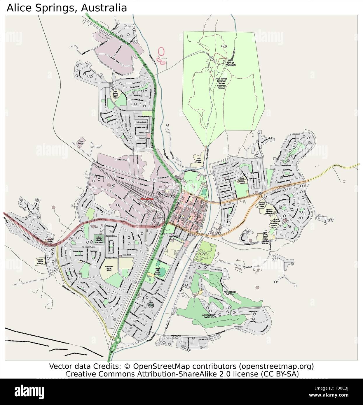 Alice Springs Australia Aerial Stock Vector Images Alamy Alice Springs Australia Aerial Stock Vector Images Alamy