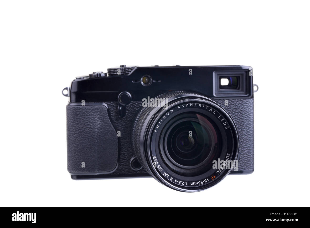 PANAMA, PANAMA - AUGUST 4, 2015:  The Fujifilm X-Pro1 is a mirrorless interchangeable-lens digital camera announced in January 2 Stock Photo