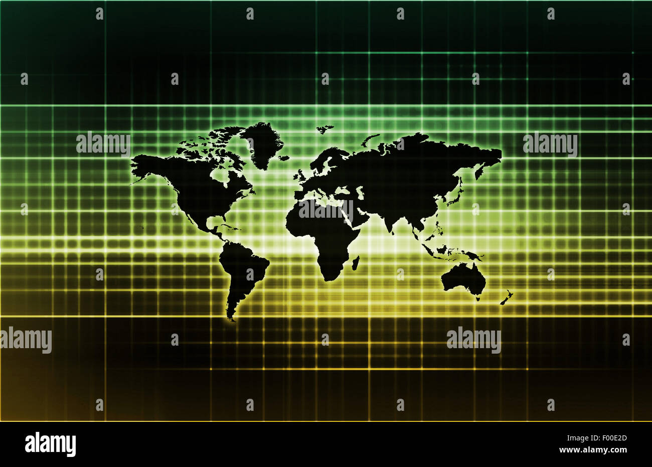 Abstract Science Concept Background with World Map Stock Photo - Alamy