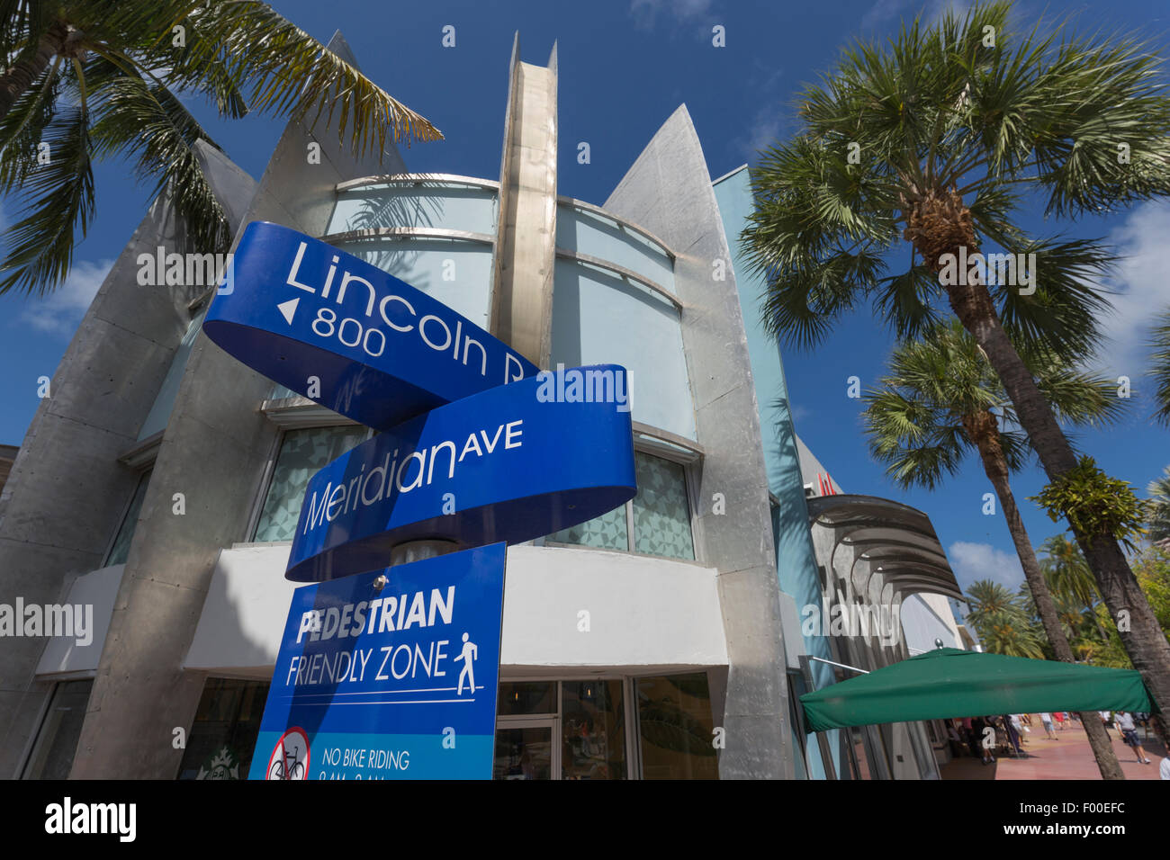 LINCOLN ROAD SHOPPING DISTRICT MIAMI FLORIDA USA Stock Photo Alamy
