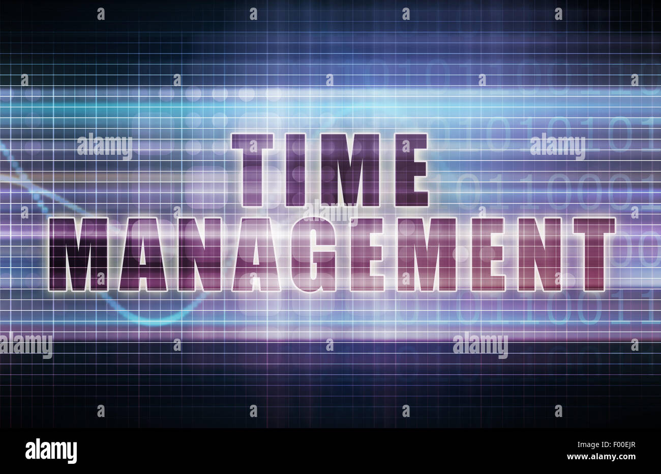 Time Management on a Tech Business Chart Art Stock Photo - Alamy