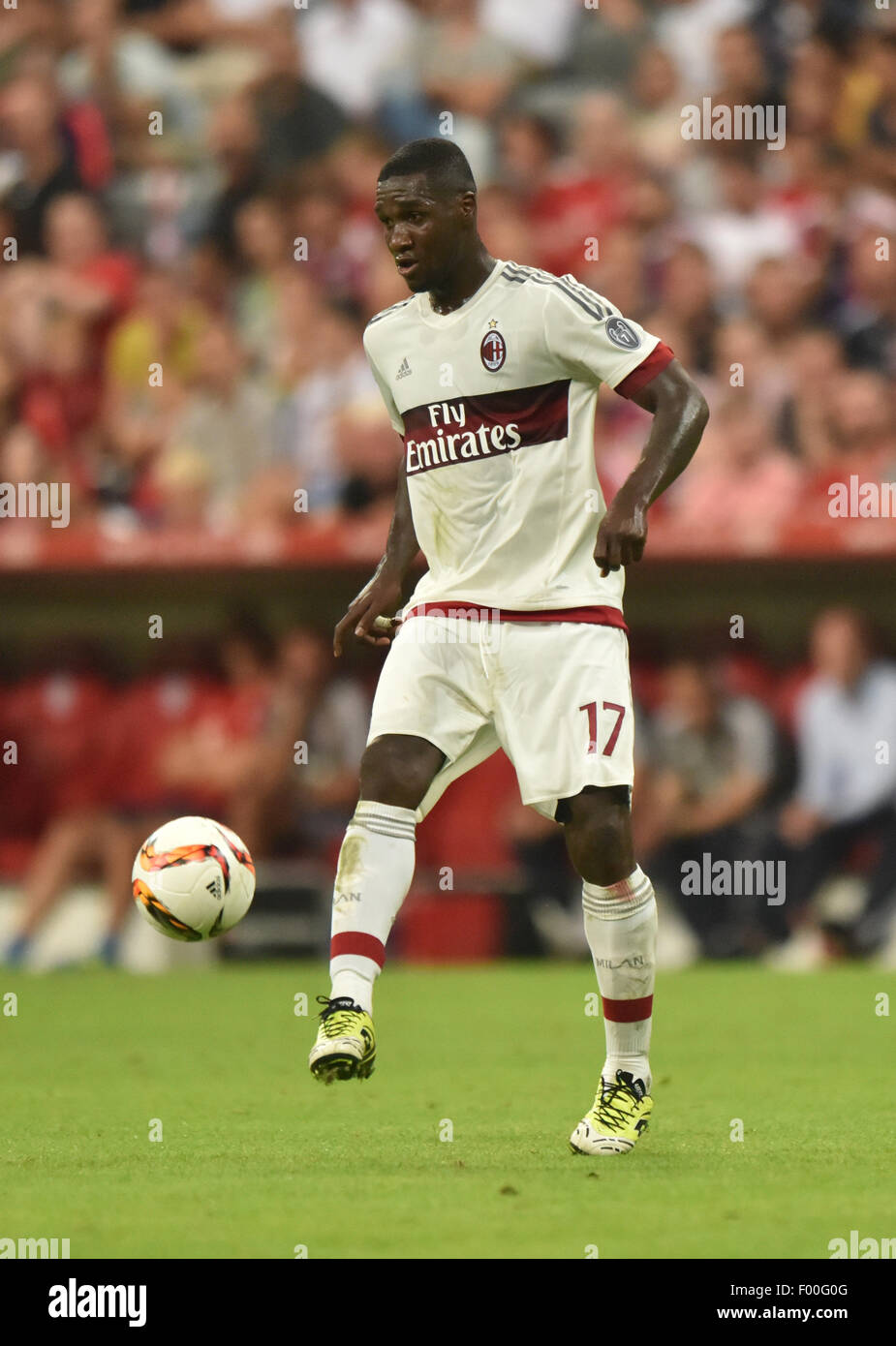 Munich, Germany. 04th Aug, 2015. AC Milan's Cristian Zapata in action during the Audi Cup in Munich, Germany, 04 August 2015. Photo: Peter Kneffel/dpa/Alamy Live News Stock Photo