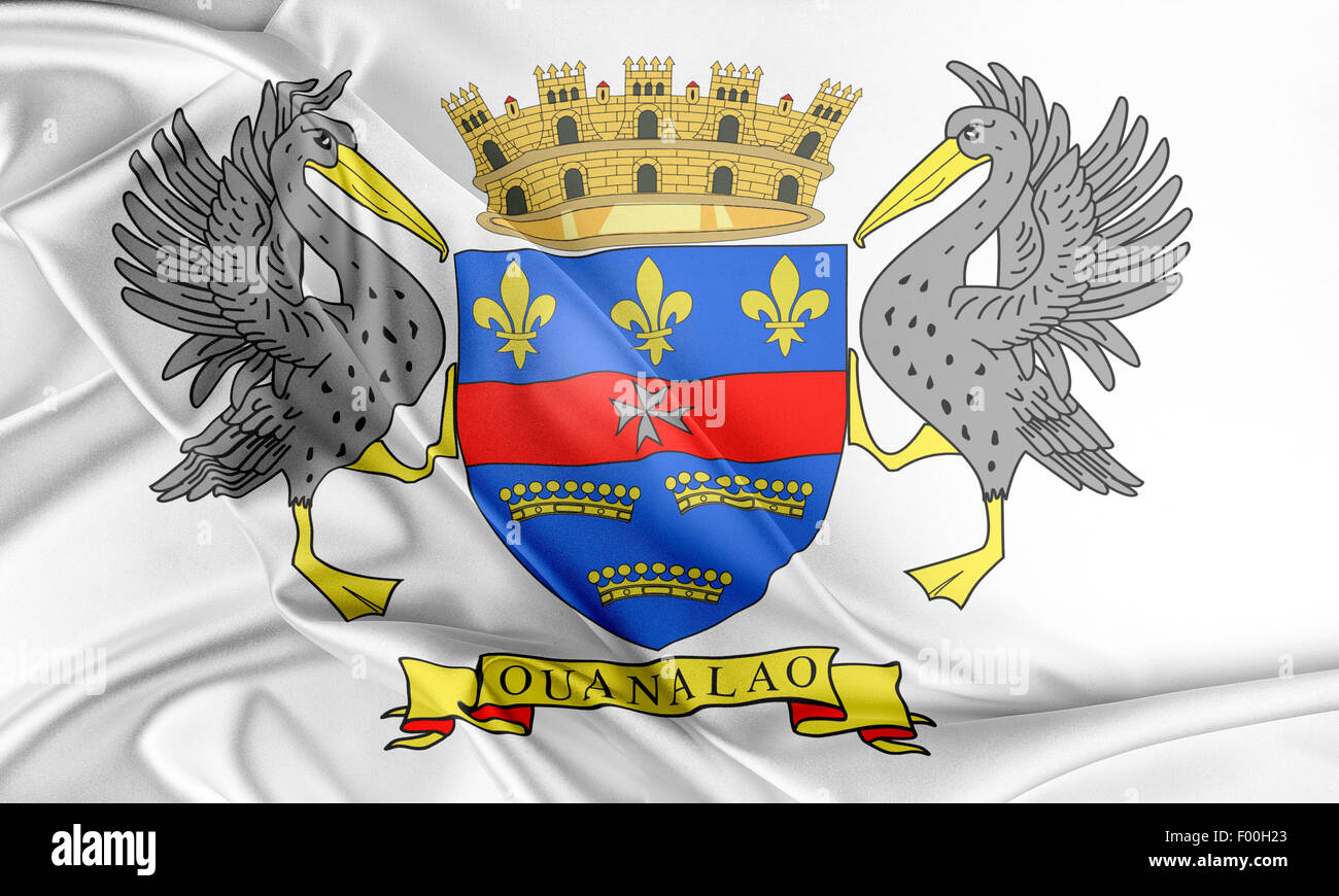 Saint Barthelemy Flag Stock Photo - Alamy